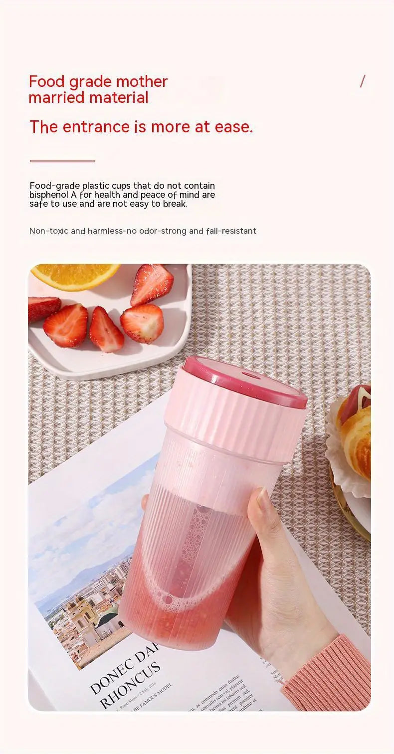 Portable Citrus Juicer Cup - Mini Electric Juice Maker