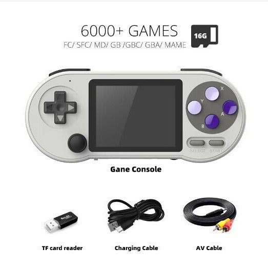 SF2000 Retro Handheld Gaming Console - Mini Arcade