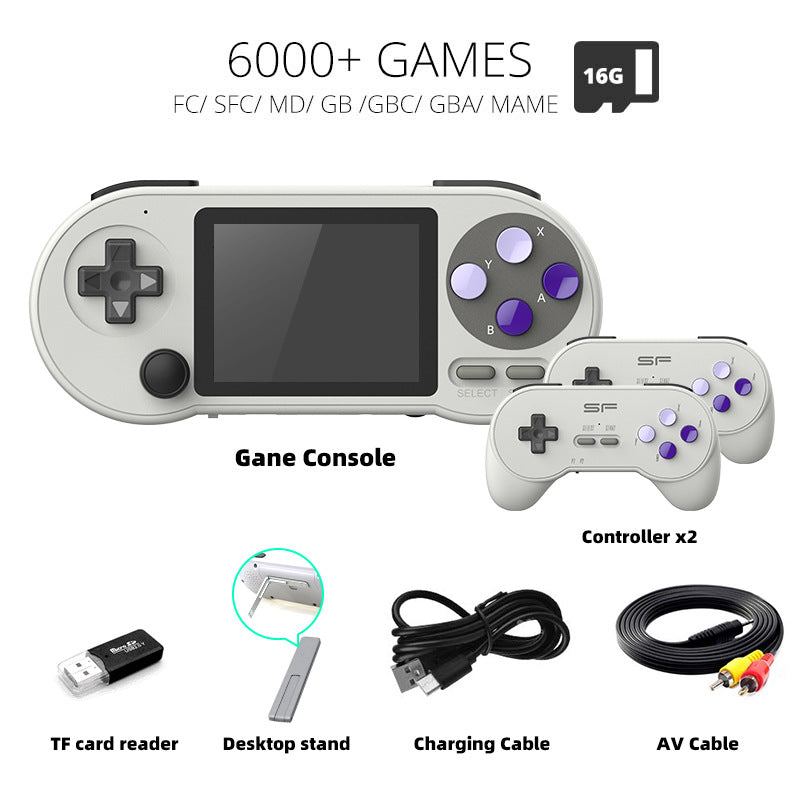 SF2000 Retro Handheld Gaming Console - Mini Arcade