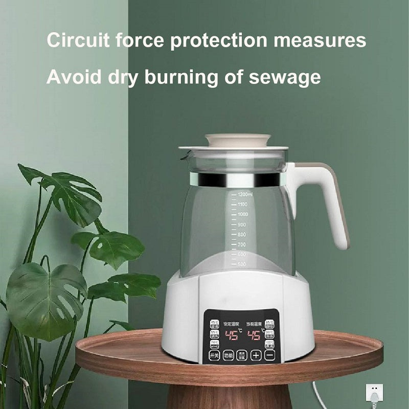 1.2L Infant Thermostatic Milk Regulator Kettle Hot Water Smart Insulation Pot Automatic Milk Warming Warm Milk Milk Powder GL41