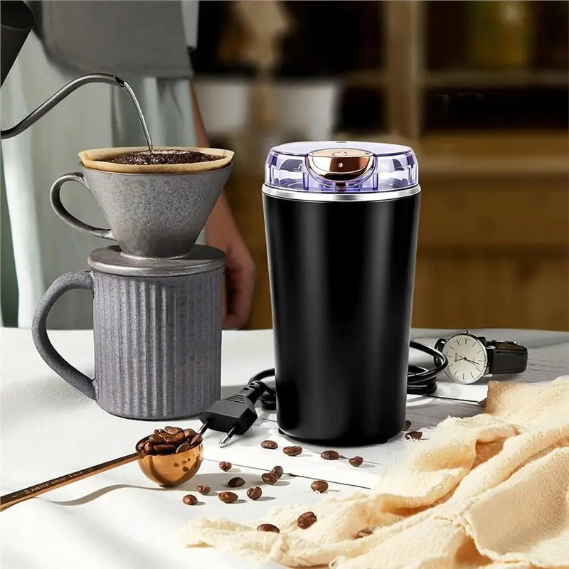 【KITCHEN GADGET】Electric For Coffee Grinder 250 W For Coffee Beans And Spices, Stainless Steel Electric For Coffee Grinder Eu Pl