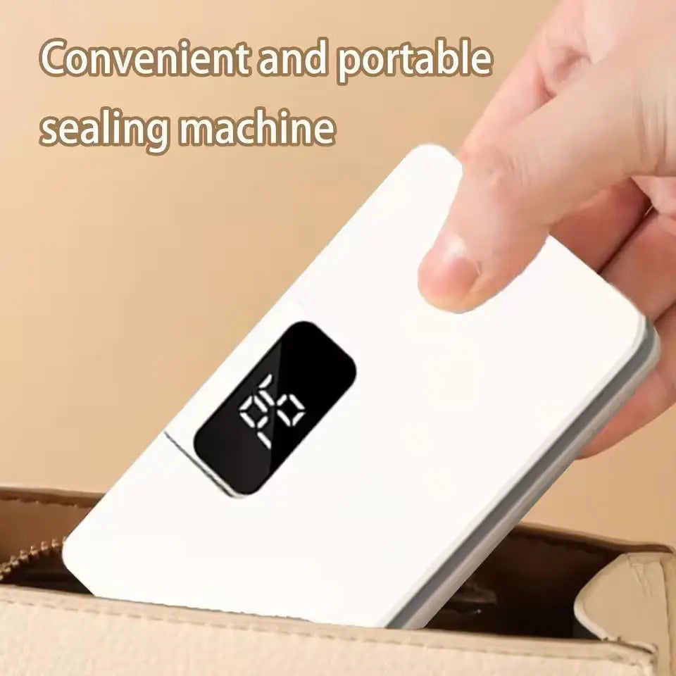 Plastic Bag Sealer Mini Heat Bag Sealing Machine Rechargeable Handheld Food Packaging Heat Sealer Thermal Bags Sealing Machine