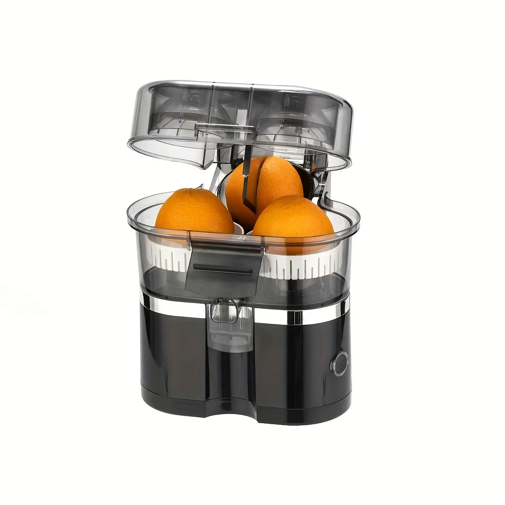 Multi functional citrus and fruit juicer, ABS material semi-automatic dual head three in one fruit pulp separation