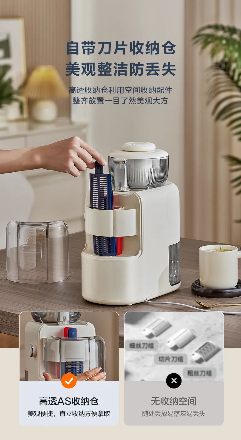 Electric Vegetable Cutter for Cutting Vegetables, Kitchen Household Multi-functional Grater, Shredder, Potato Shredded Slicer