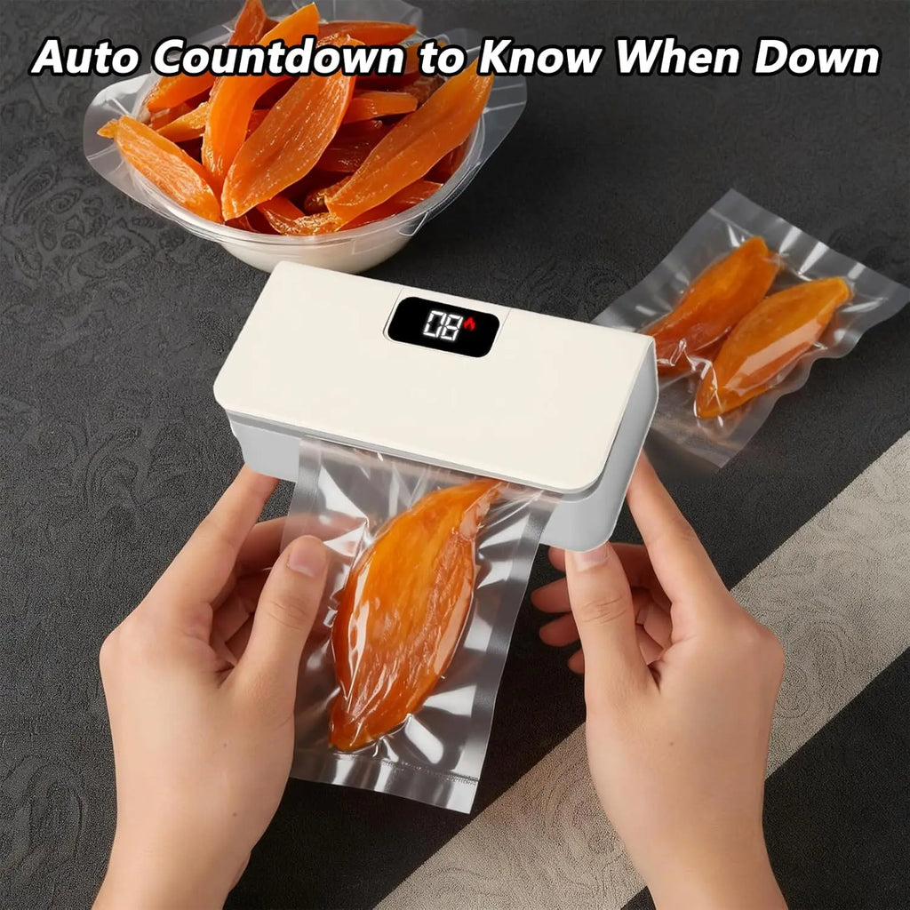 Plastic Bag Sealer Mini Heat Bag Sealing Machine Rechargeable Handheld Food Packaging Heat Sealer Thermal Bags Sealing Machine