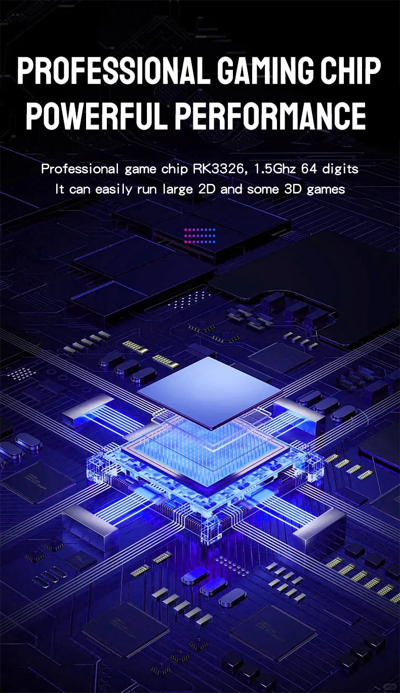 RX6H Retro Handheld Gaming Console | 3.5" IPS Screen, Linux Emulation System