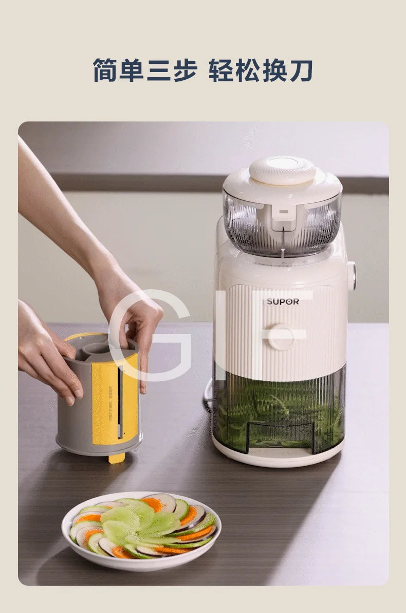 Electric Vegetable Cutter for Cutting Vegetables, Kitchen Household Multi-functional Grater, Shredder, Potato Shredded Slicer