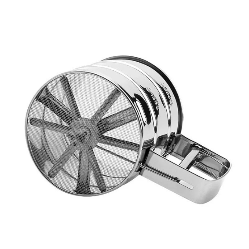 1 Pcs Hand-held Small Flour Sieve Baking Utensils Stainless Steel Hand-held Flour Sieve Cup Stainless Steel Powder Sieve