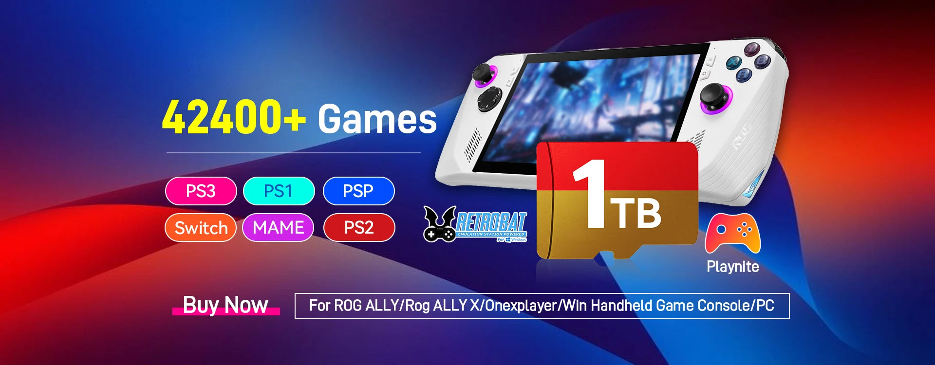 Retrobat 8GB TF Game Card with with 3170 Retro&PC Games for ROG ALLY/Onexplayer/GPD WIN4/Win Handheld Game Console/Win PC/Laptop