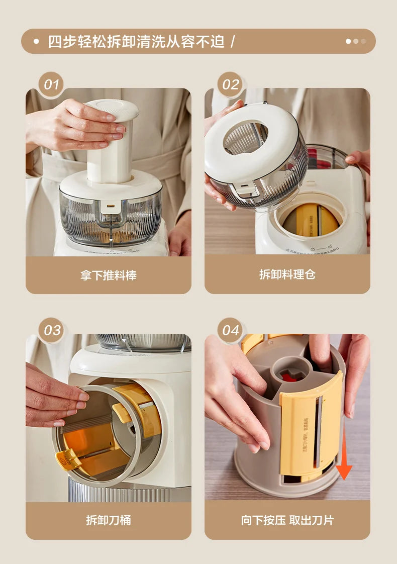 Electric Vegetable Cutter for Cutting Vegetables, Kitchen Household Multi-functional Grater, Shredder, Potato Shredded Slicer