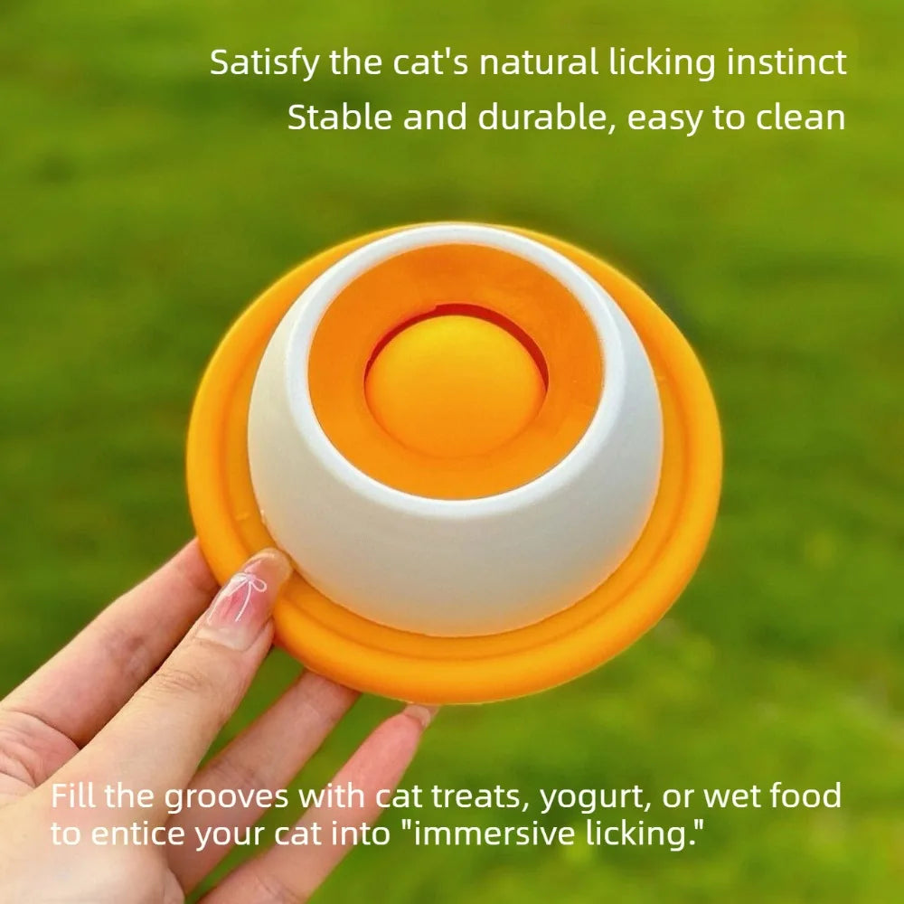 Dog Stimulation Toys Pet Lick Mat Slow Feeder Yogurt Licking Plate Interactive Cats Dog Snack Bowl Tiring Bowls Dental Care Tool