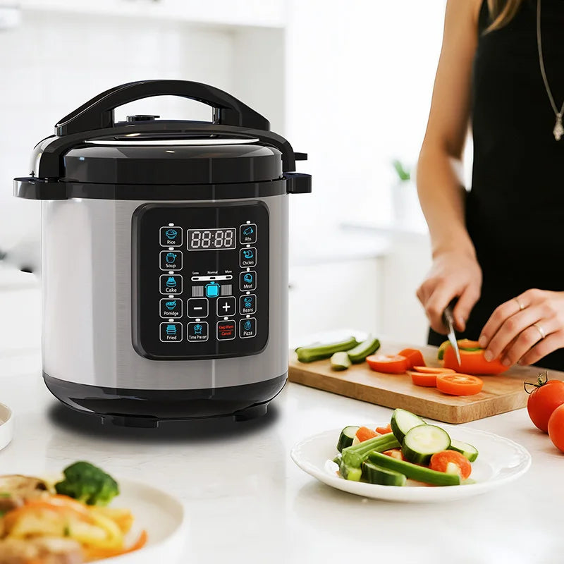 Hot Selling Electric Pressure Cooker Smart High Pressure Rice Cooker 6L/8L Non-Stick Pot Steamed Rice Pot For Home Kitchen