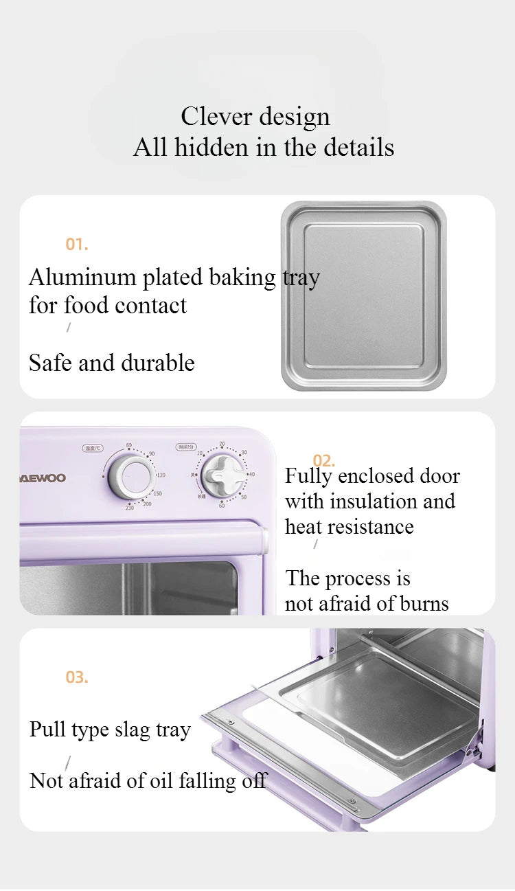 Oven Air Fryer All-in-one Machine For Home Use New Visual Multifunctional 10L Large Capacity Mini Oven