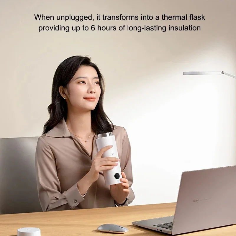 NEW  Mijia Portable Electric Kettle 2 Thermos Cup Fast Water Boiler 350ml Smart Temperature Insulated Kettle Travel (CN)