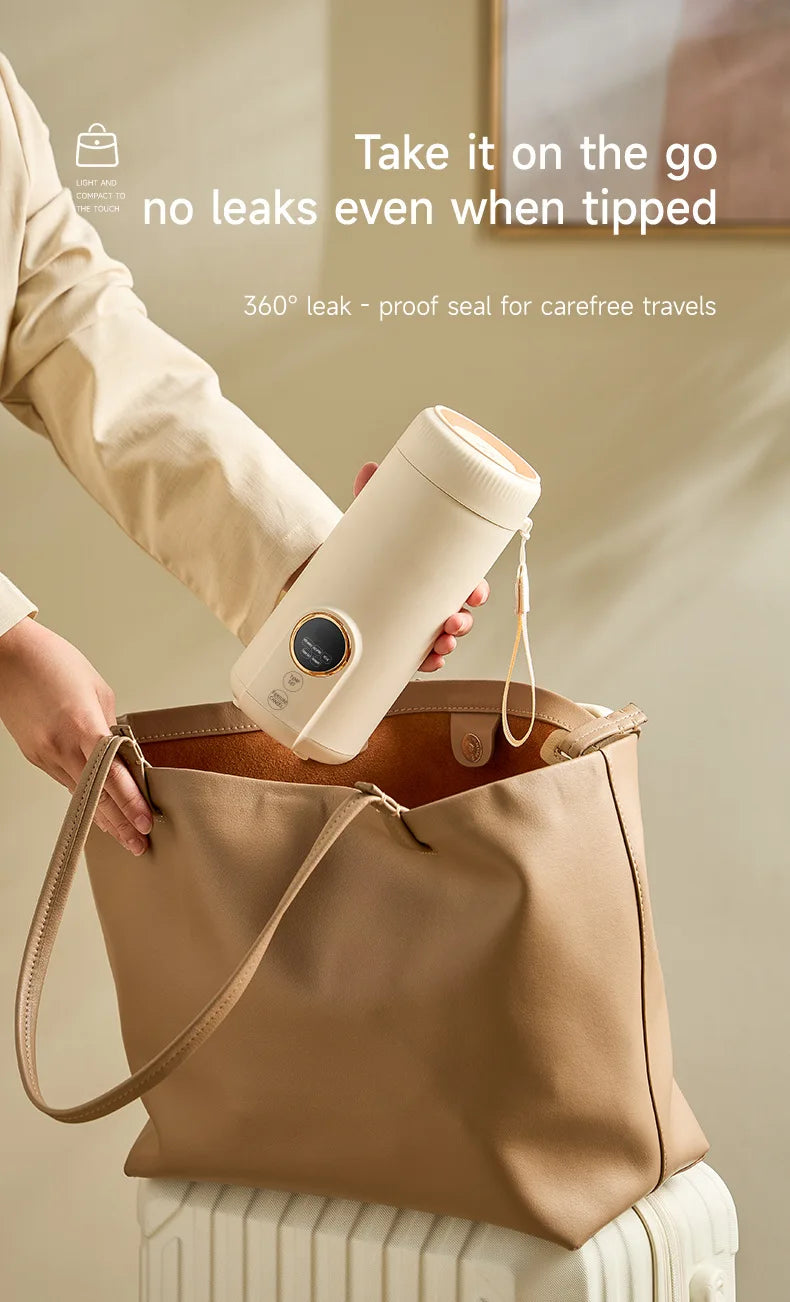 550ML Electric Kettle Portable Heating Cup Multifunction Boiled Water Pot Smart Teapot Adjustable Temperature Kettles 220V