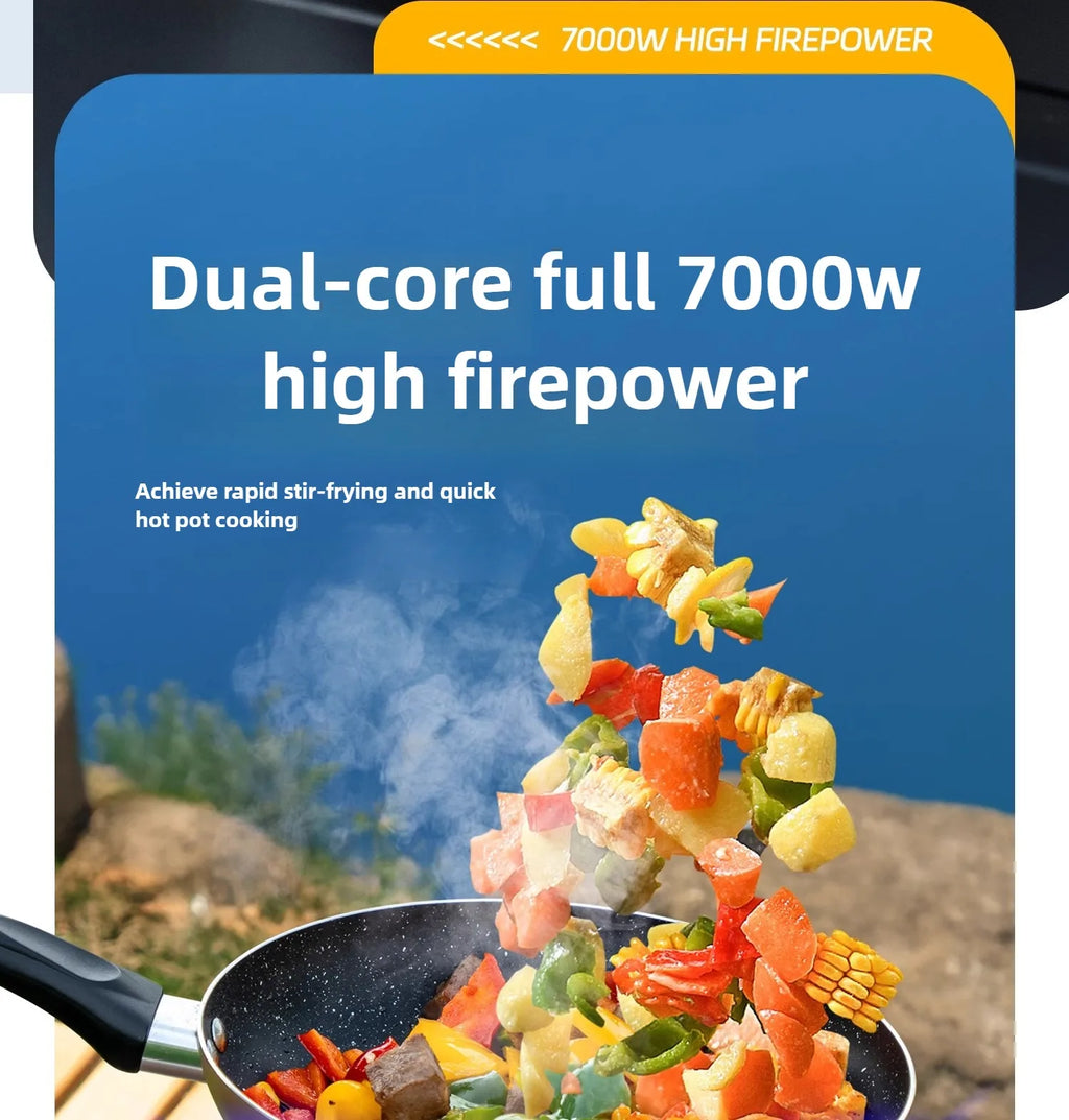 DOTWISE 7000W High-power Infrared Stove Portable Lightweight Gas Burner Split Type Stove Outdoor Camping Supplies Picnic Hiking