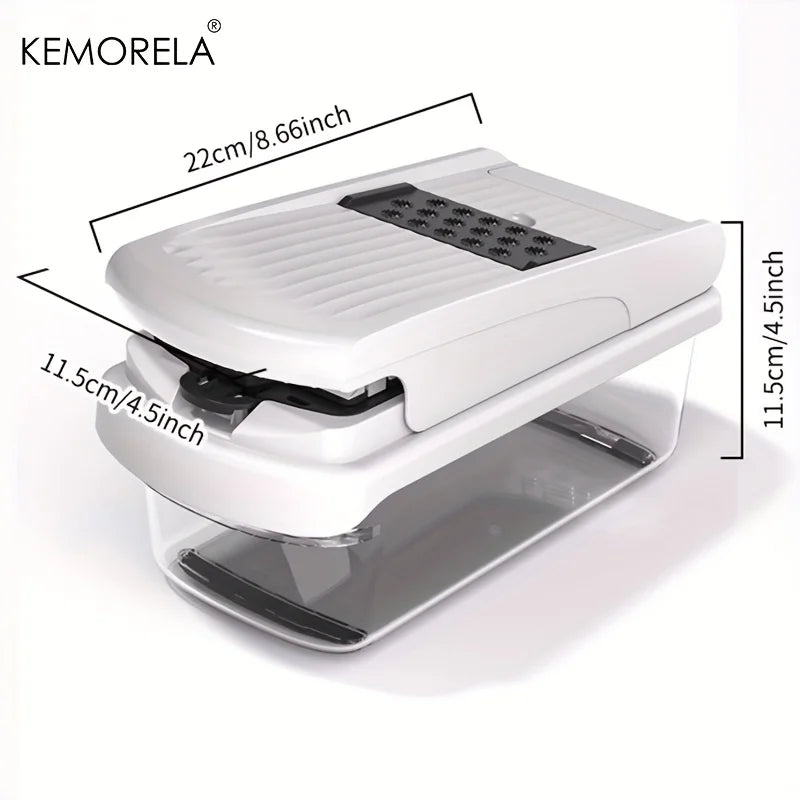 14/15 in 1 Multifunctional Vegetable Chopper Food Chopper Onion Chopper Vegetable Chopper with Container for Salad Potato Carrot