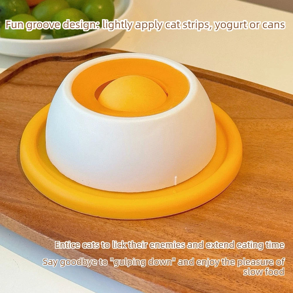 Dog Stimulation Toys Pet Lick Mat Slow Feeder Yogurt Licking Plate Interactive Cats Dog Snack Bowl Tiring Bowls Dental Care Tool