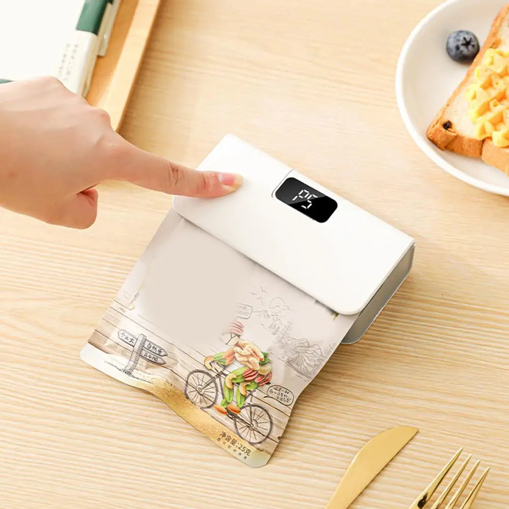 Plastic Bag Sealer Mini Heat Bag Sealing Machine Rechargeable Handheld Food Packaging Heat Sealer Thermal Bags Sealing Machine