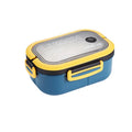 Single Double-layer Lunch Box Portable Compartment Fruit Food Box Microwave Lunch Box With Fork And Spoon Picnic Fresh Box