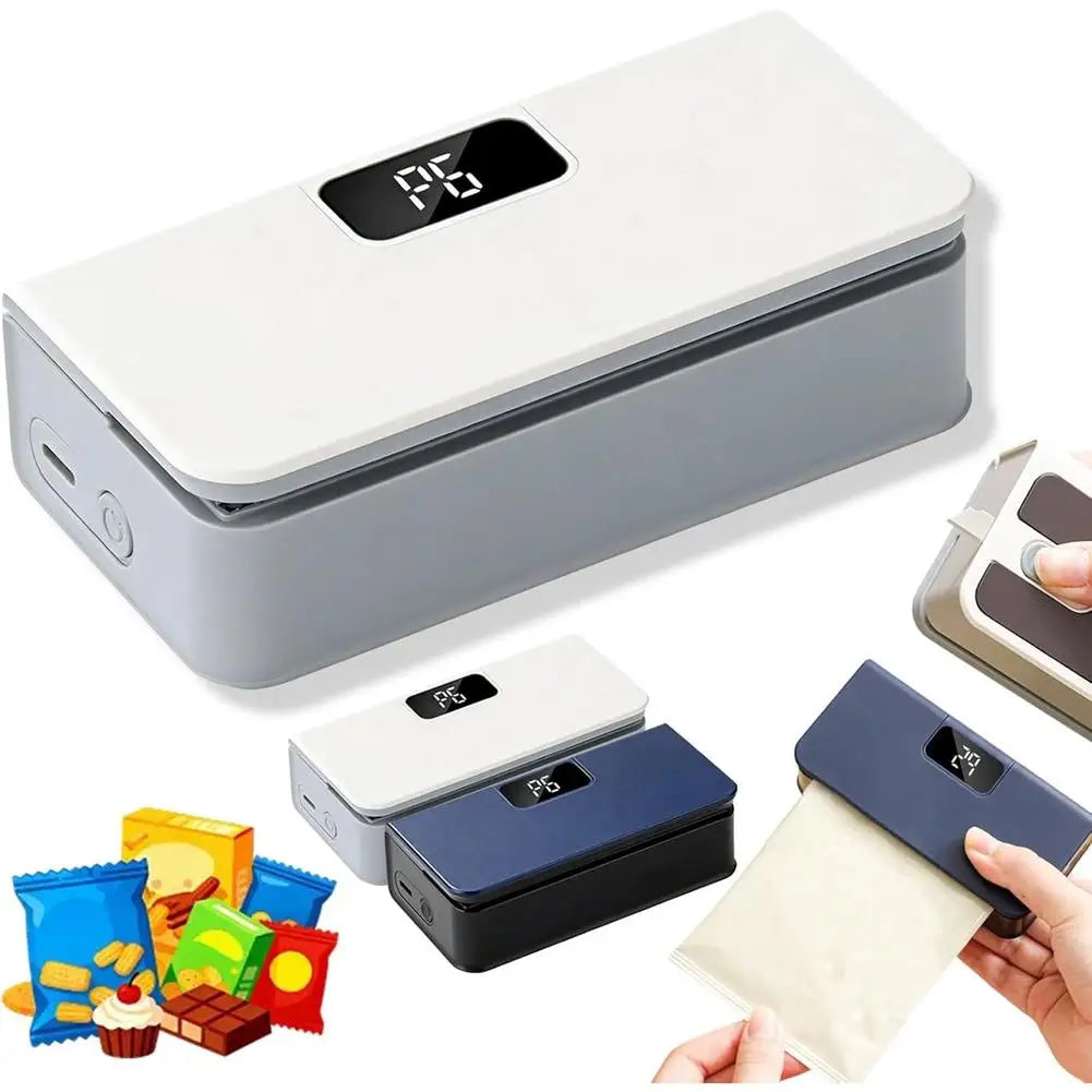 Plastic Bag Sealer Mini Heat Bag Sealing Machine Rechargeable Handheld Food Packaging Heat Sealer Thermal Bags Sealing Machine