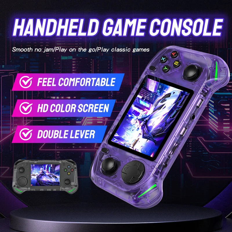 RX6H Retro Handheld Gaming Console | 3.5" IPS Screen, Linux Emulation System