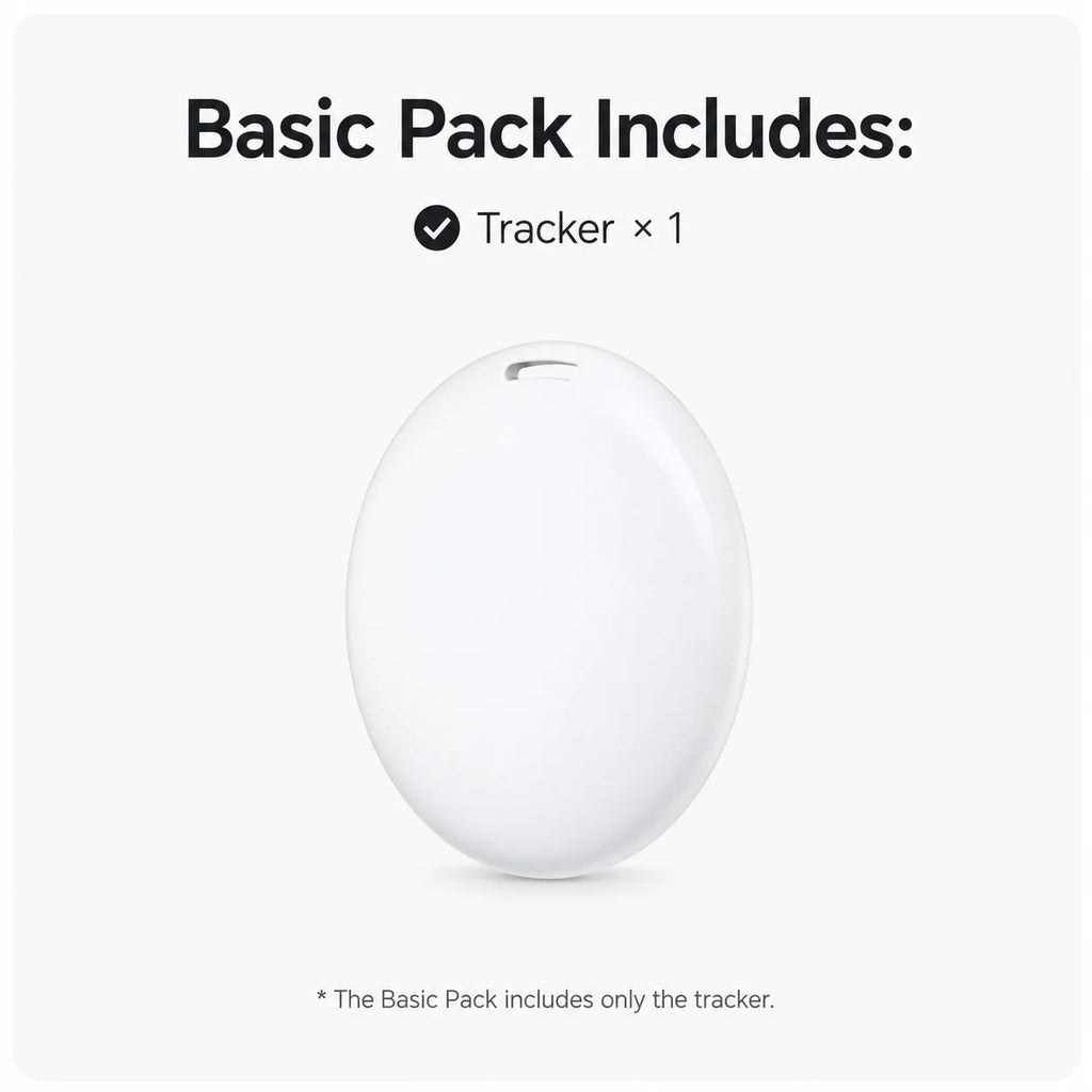 Smart Pet Tracker Tag, GPS Collar for Cats Dogs, Waterproof Finder Tag Compatible with Find My, No Monthly Fee for iOS User