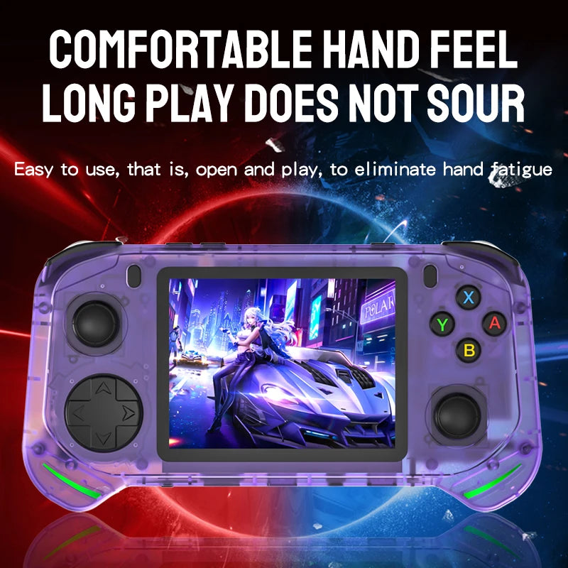 RX6H Retro Handheld Gaming Console | 3.5" IPS Screen, Linux Emulation System