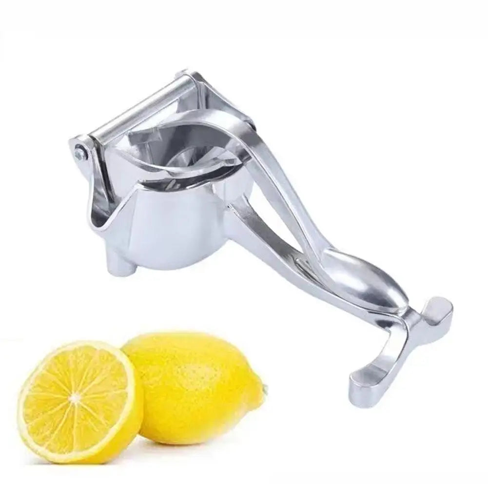 Fruit Juice Squeezer Heavy-Duty Metal Easy Manual Citrus Press Juicer Ergonomic Handle Durable Lemon Squeezer for Fresh Juice