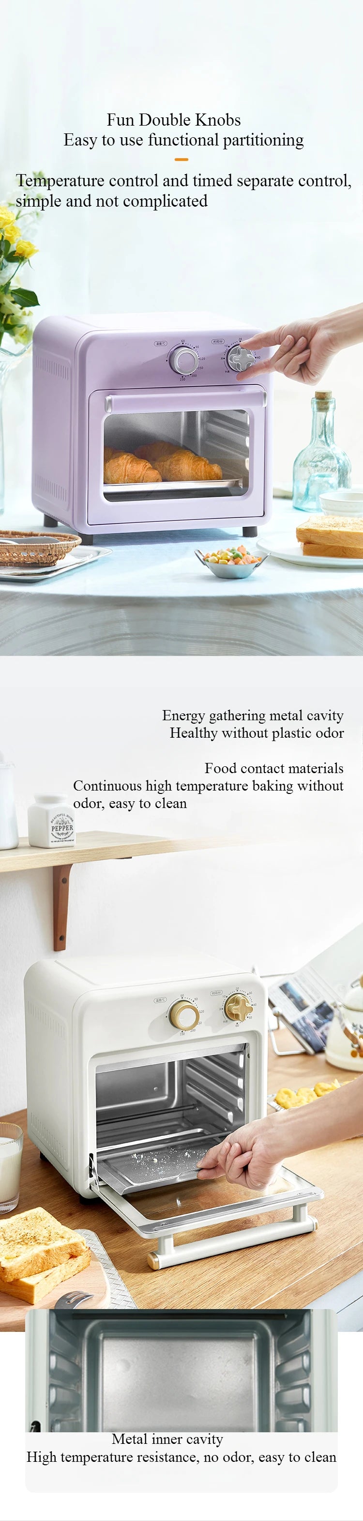 Oven Air Fryer All-in-one Machine For Home Use New Visual Multifunctional 10L Large Capacity Mini Oven