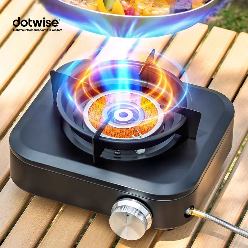 DOTWISE 7000W High-power Infrared Stove Portable Lightweight Gas Burner Split Type Stove Outdoor Camping Supplies Picnic Hiking