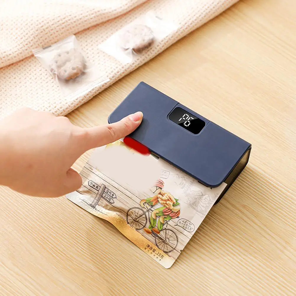 Plastic Bag Sealer Mini Heat Bag Sealing Machine Rechargeable Handheld Food Packaging Heat Sealer Thermal Bags Sealing Machine