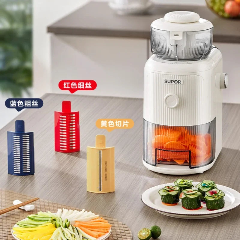 Electric Vegetable Cutter for Cutting Vegetables, Kitchen Household Multi-functional Grater, Shredder, Potato Shredded Slicer