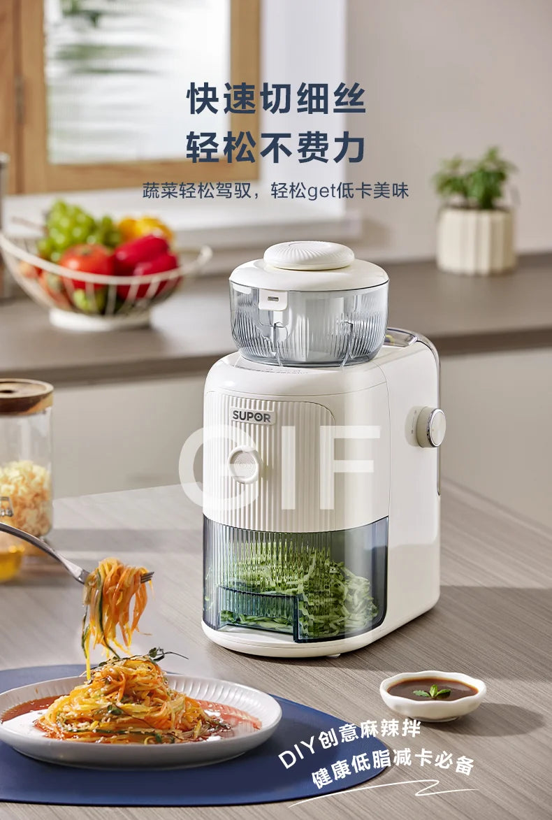 Electric Vegetable Cutter for Cutting Vegetables, Kitchen Household Multi-functional Grater, Shredder, Potato Shredded Slicer