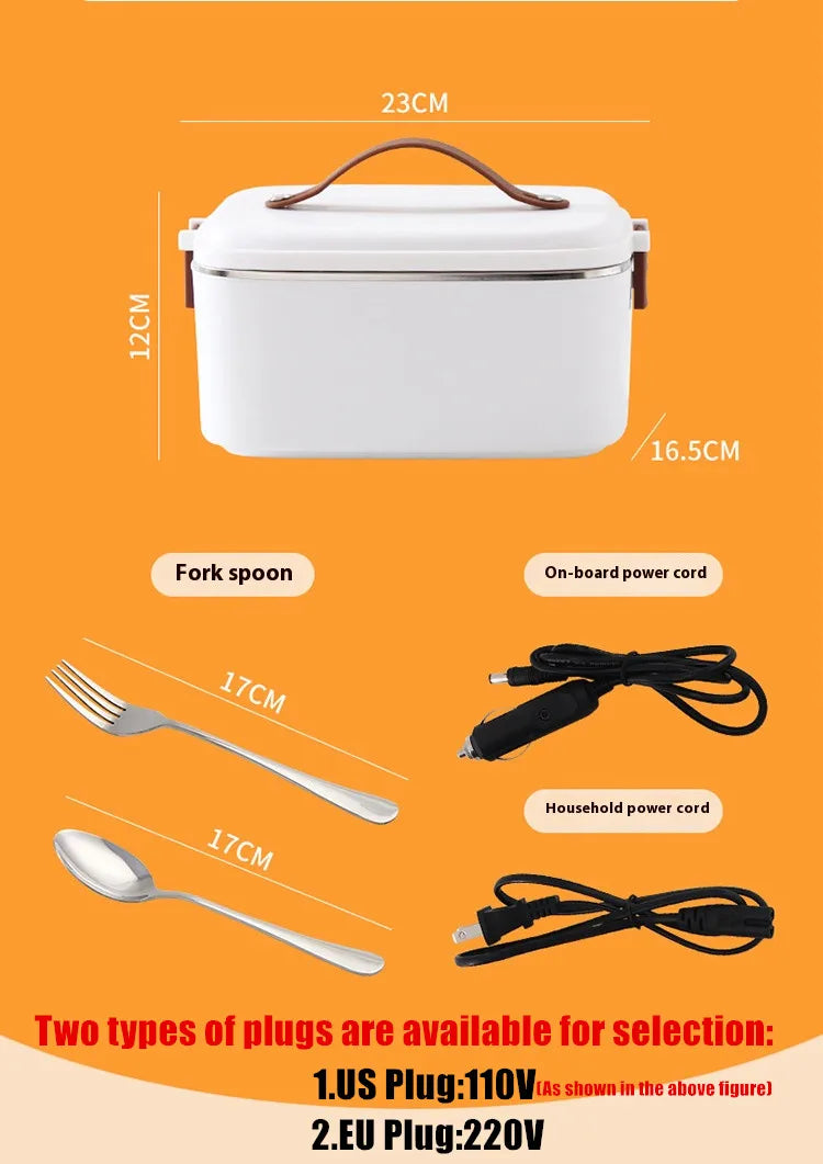 Car & Office Electric Heating Lunch Box