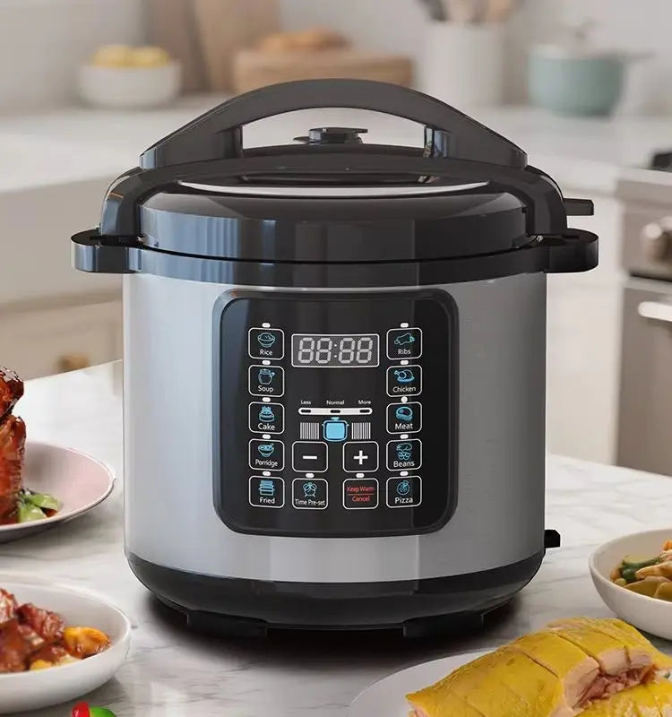 Hot Selling Electric Pressure Cooker Smart High Pressure Rice Cooker 6L/8L Non-Stick Pot Steamed Rice Pot For Home Kitchen