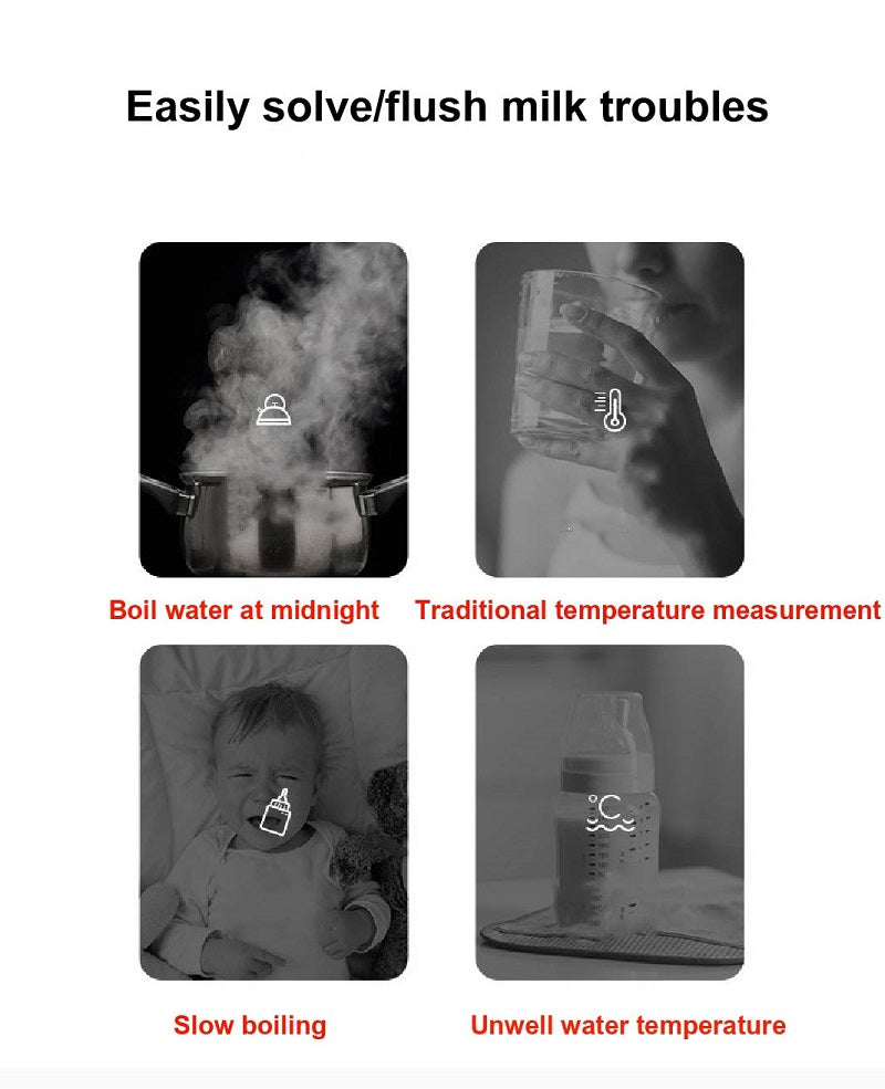1.2L Infant Thermostatic Milk Regulator Kettle Hot Water Smart Insulation Pot Automatic Milk Warming Warm Milk Milk Powder GL41
