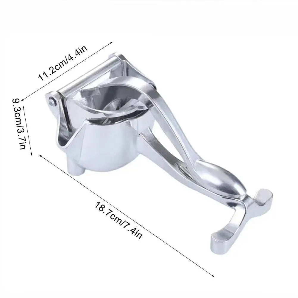 Fruit Juice Squeezer Heavy-Duty Metal Easy Manual Citrus Press Juicer Ergonomic Handle Durable Lemon Squeezer for Fresh Juice