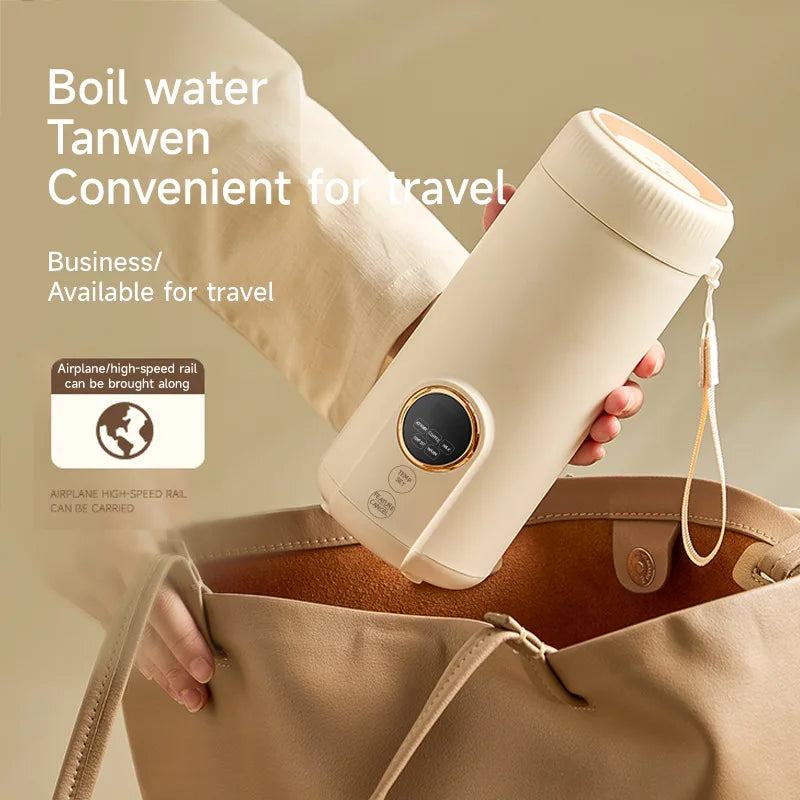 550ML Electric Kettle Portable Heating Cup Multifunction Boiled Water Pot Smart Teapot Adjustable Temperature Kettles 220V