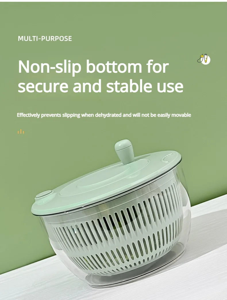 Multi-Functional Vegetable Salad Dehydrator Vegetable Cutter Household Cucumber and Potato Slices Drain Basket Fruit Drain Water