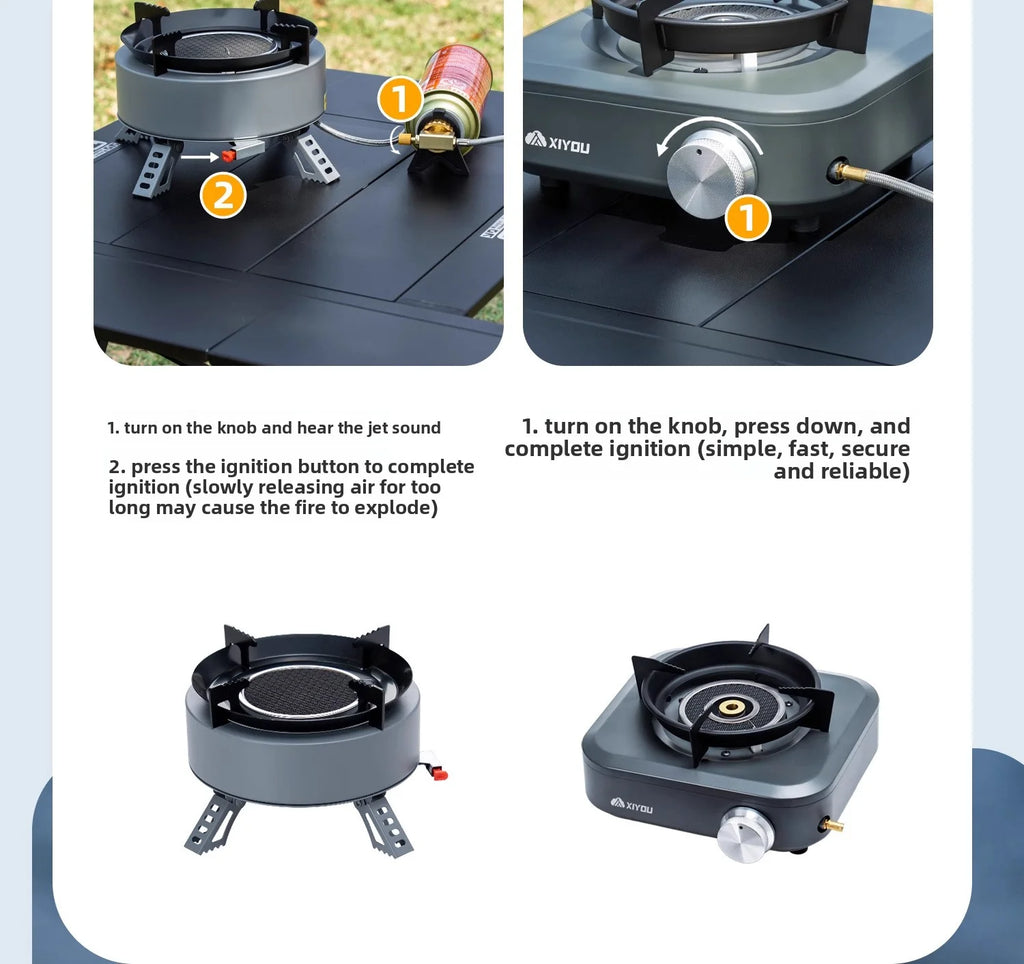 DOTWISE 7000W High-power Infrared Stove Portable Lightweight Gas Burner Split Type Stove Outdoor Camping Supplies Picnic Hiking