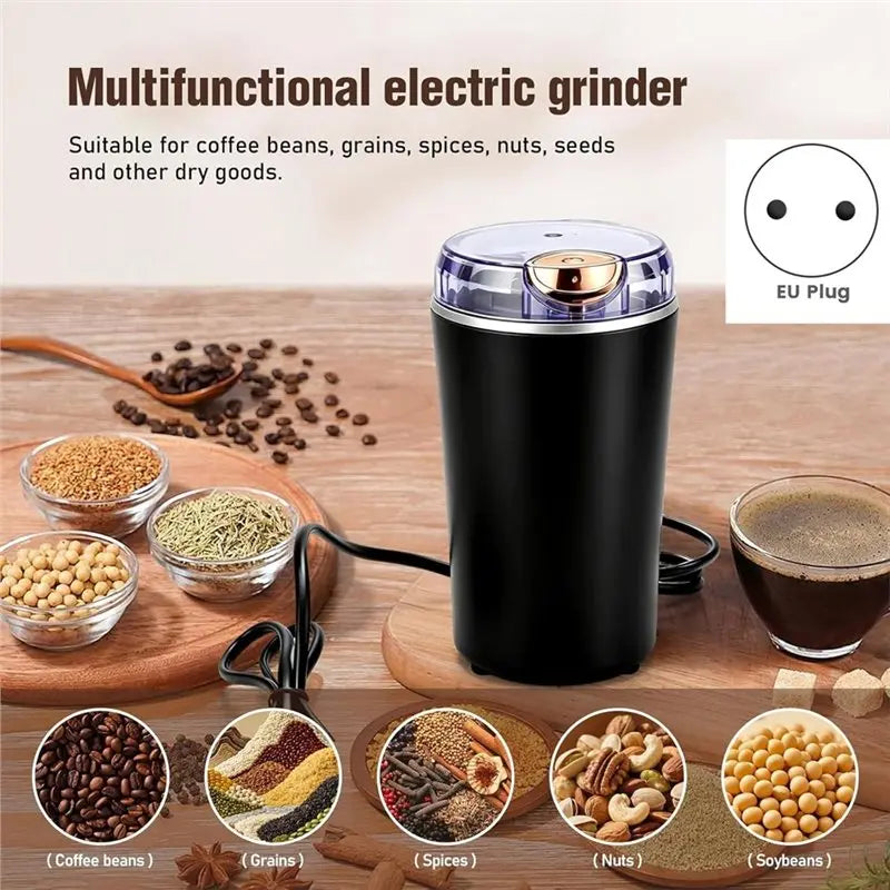 【KITCHEN GADGET】Electric For Coffee Grinder 250 W For Coffee Beans And Spices, Stainless Steel Electric For Coffee Grinder Eu Pl