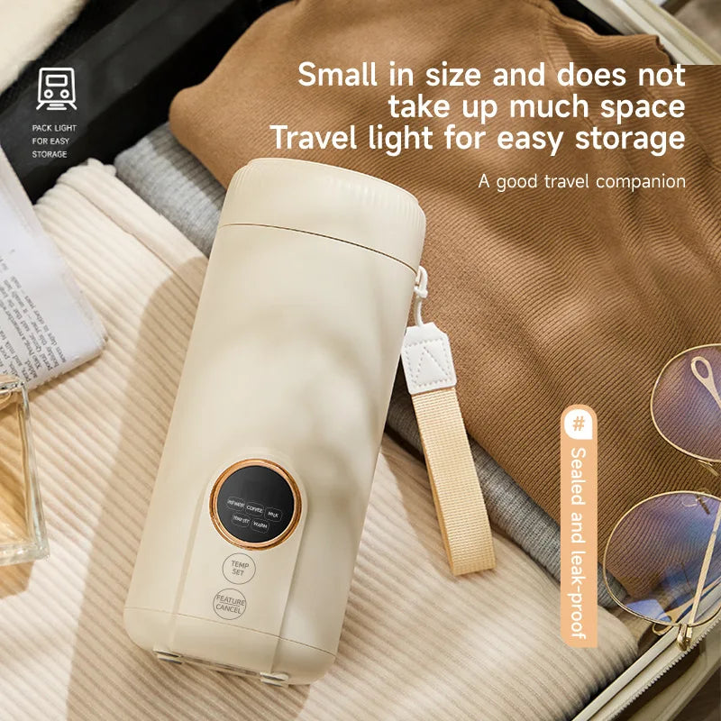 550ML Electric Kettle Portable Heating Cup Multifunction Boiled Water Pot Smart Teapot Adjustable Temperature Kettles 220V