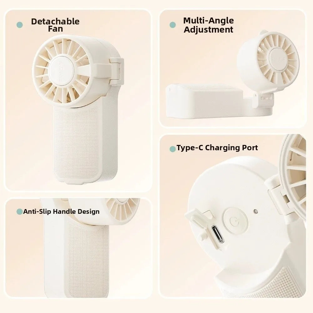 690 ML 2-in-1 Fan Cup Dual-Use 3-Speed Handheld Fan Hydration Spray Fan Cup Leak-proof USB Charging Cold Drink Water Cup Gym