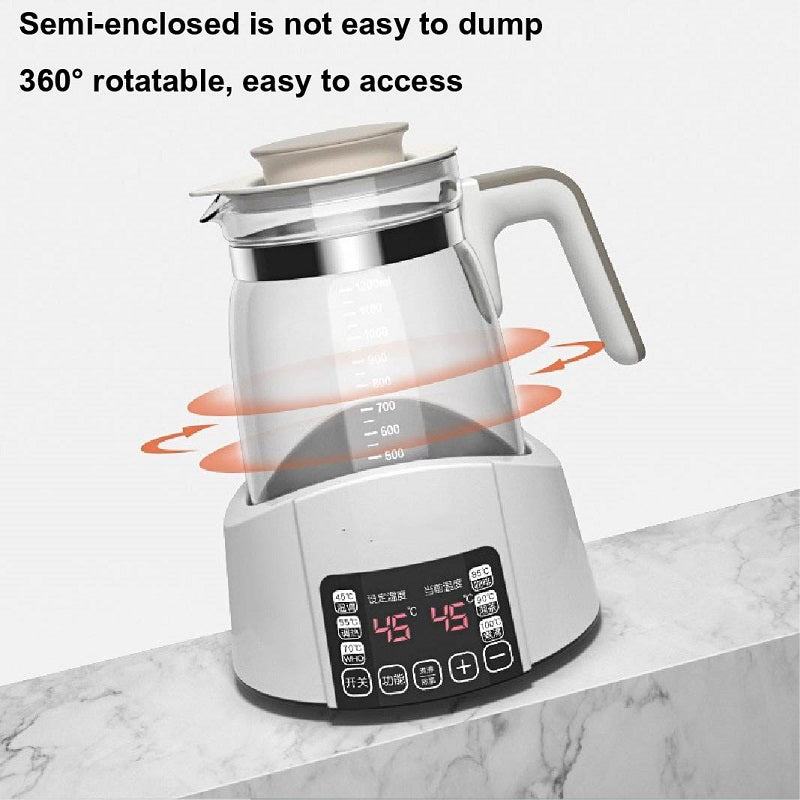 1.2L Infant Thermostatic Milk Regulator Kettle Hot Water Smart Insulation Pot Automatic Milk Warming Warm Milk Milk Powder GL41