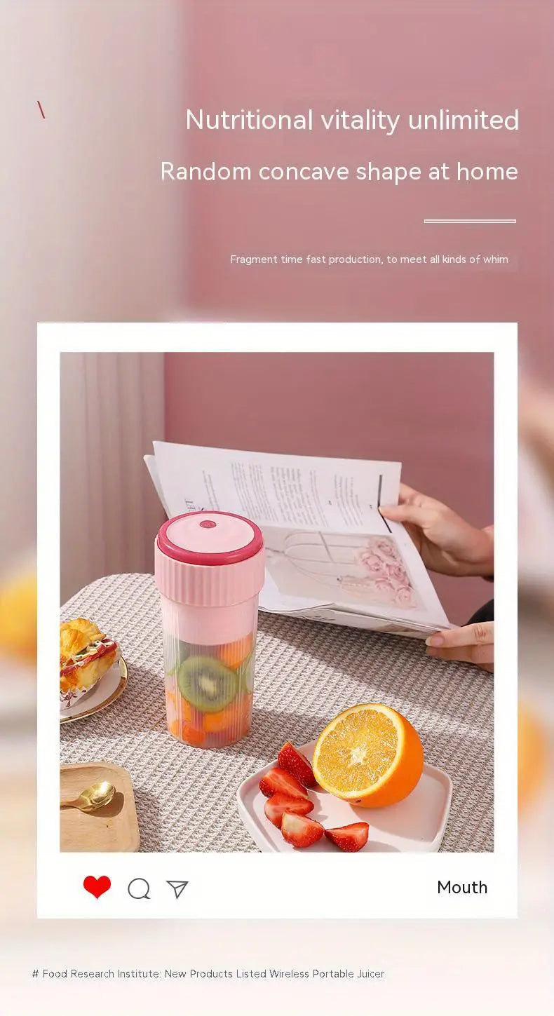 Portable Citrus Juicer Cup - Mini Electric Juice Maker