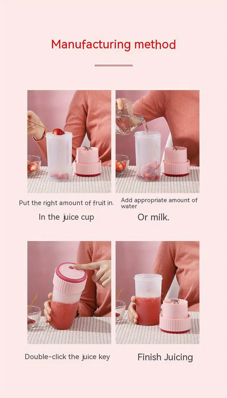 Portable Citrus Juicer Cup - Mini Electric Juice Maker