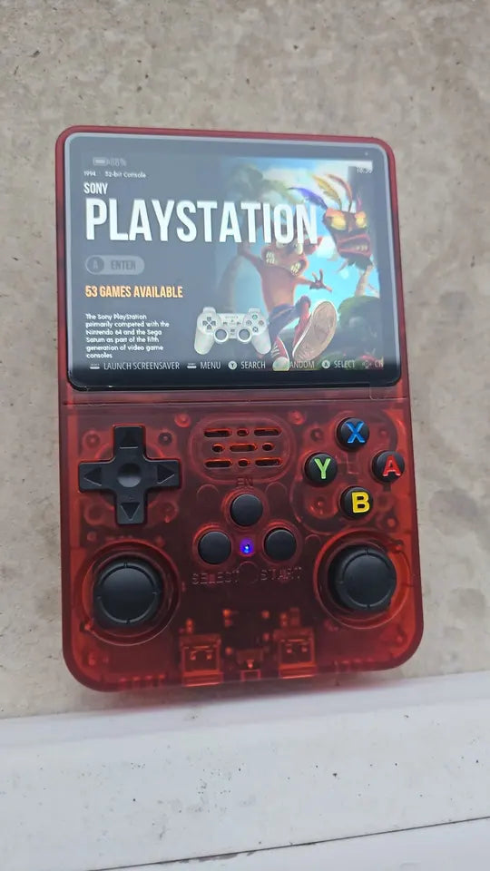Retro R36S Handheld Gaming Console | 3.5" IPS Screen, Linux Emulation System, 64GB/128GB