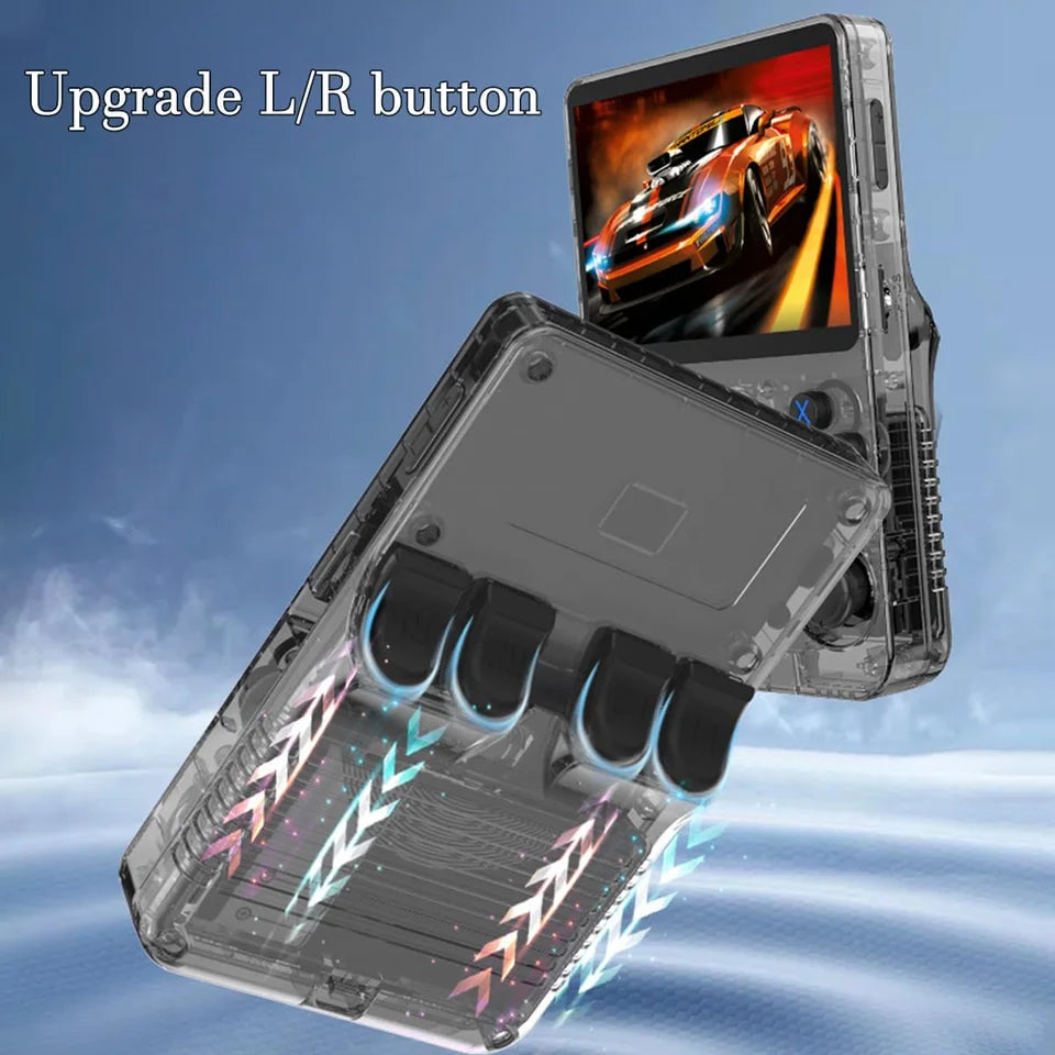 Retro R36S Handheld Gaming Console | 3.5" IPS Screen, Linux Emulation System, 64GB/128GB